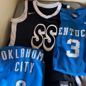 3 youth lg nike jersey bundle thunder college vintage kentucky westbrook